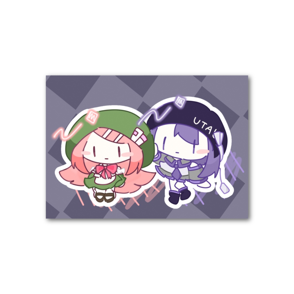 [モモ×デフォ]フォト風カード(片面)
