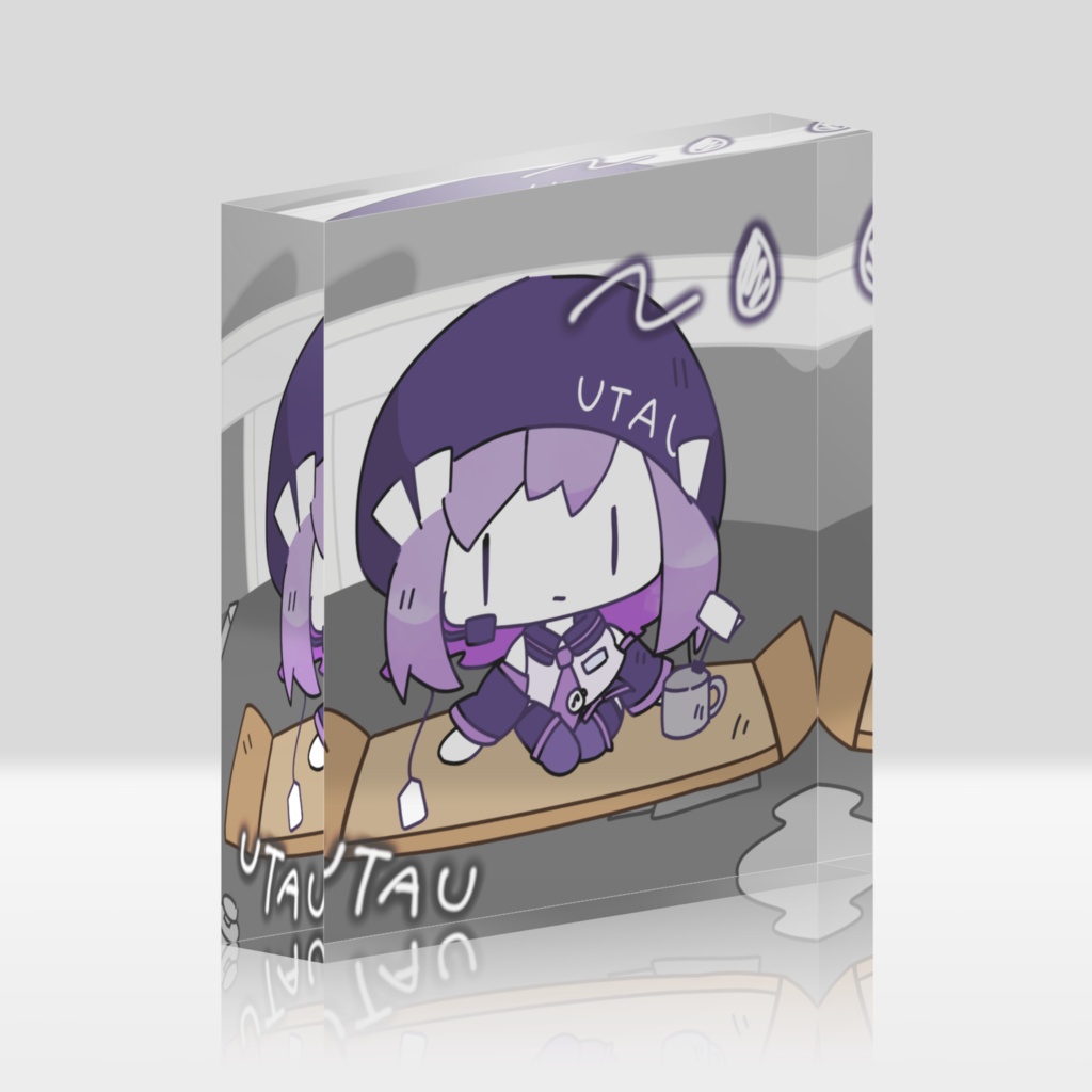 【デフォ子】アクリルブロック