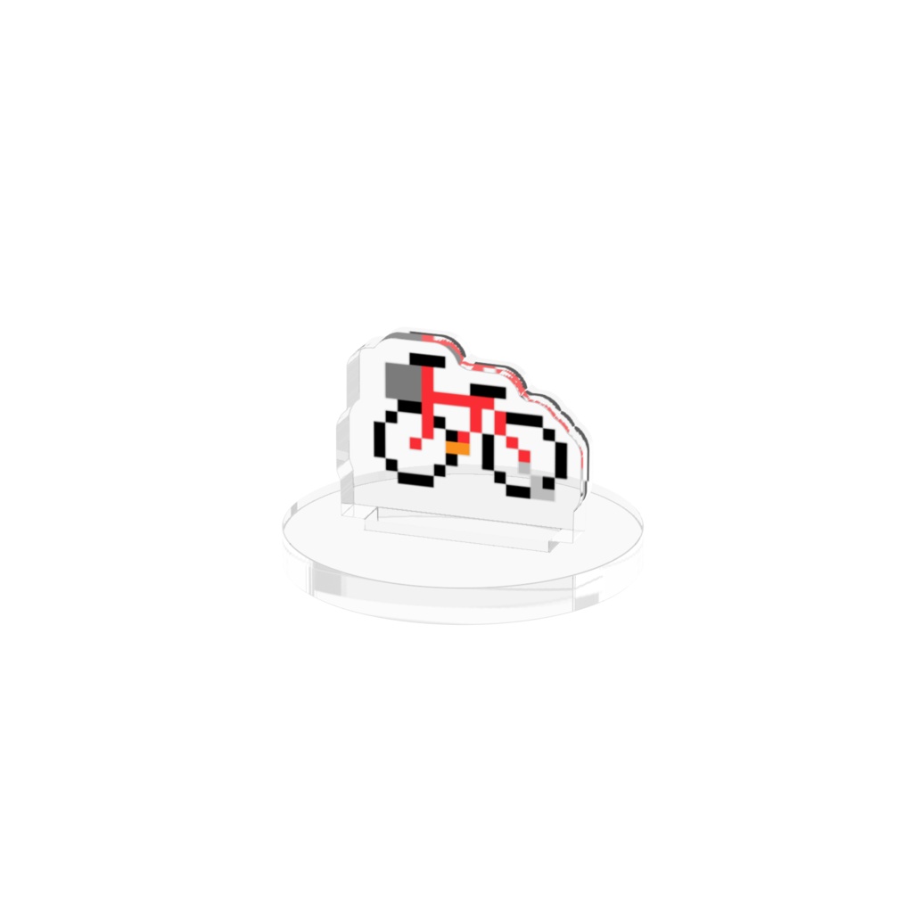 ちょこっとドット絵 自転車（アクリルスタンド）
