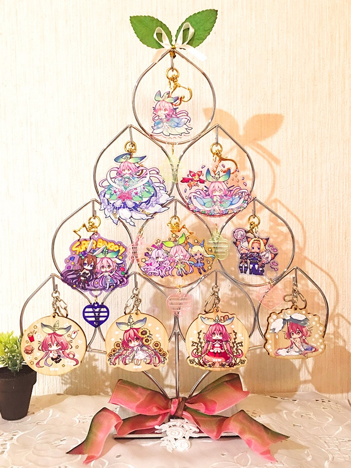 【再販】季節のゆぐゆぐウッドキーホルダー