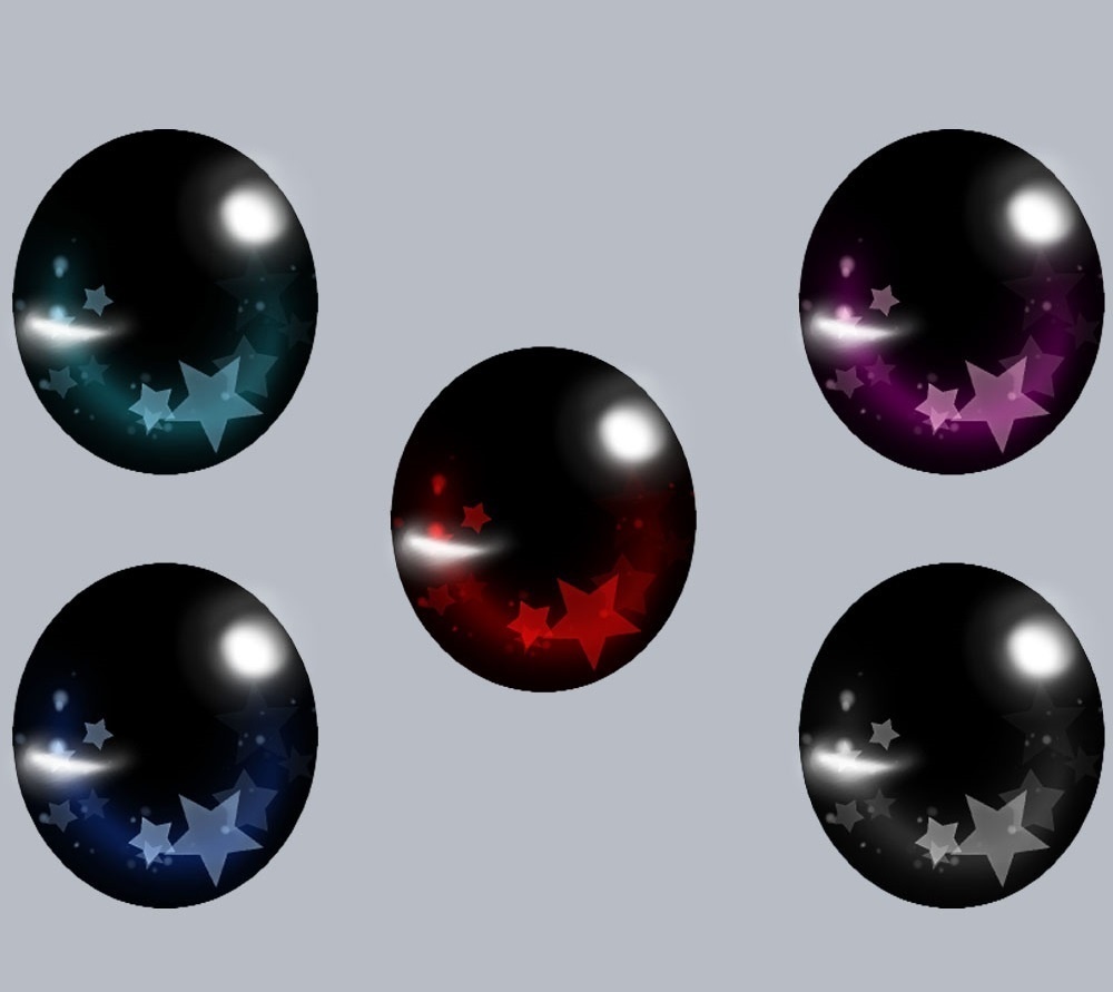 Eyes  Star's 5 colors (new version)