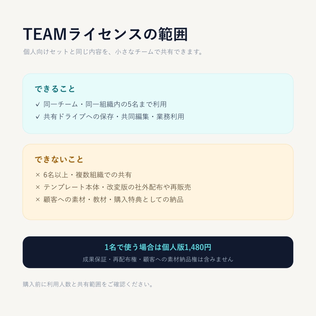 副業・受注管理スターターセット TEAM|5名まで共同利用