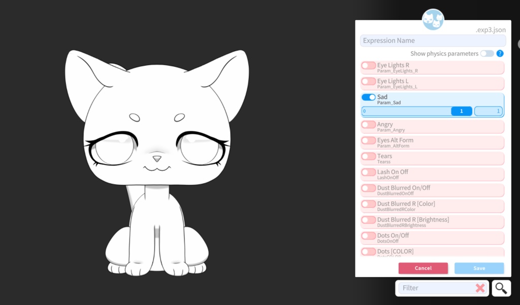 Custom Cat Vtuber Model