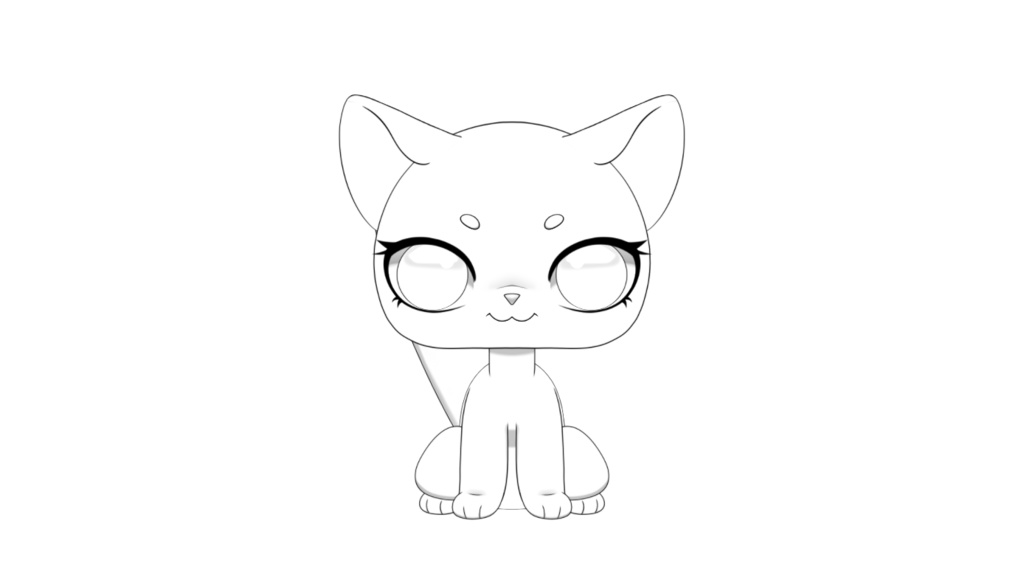 Custom Cat Vtuber Model