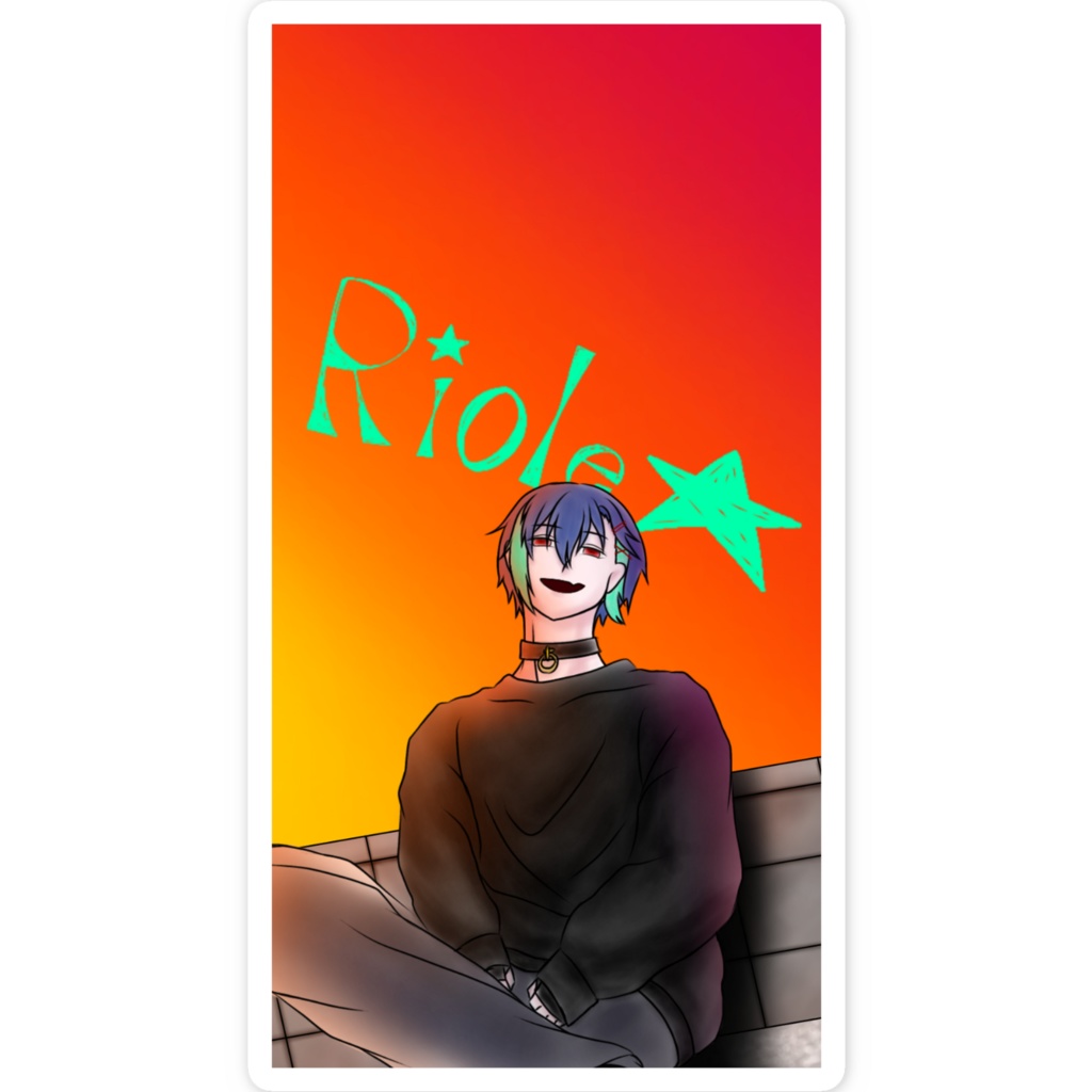 ｢マジックアワーと野良猫｣ステッカー