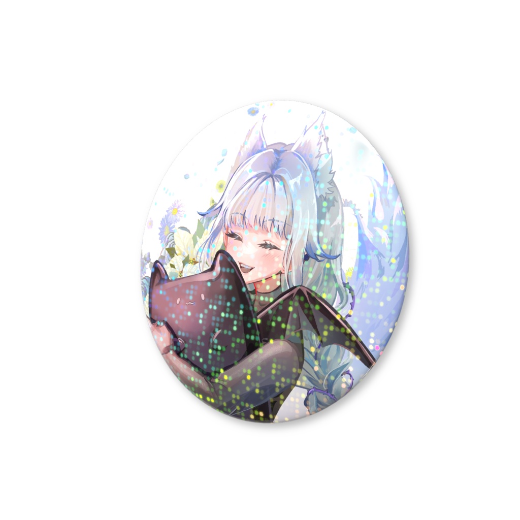 喰髑ヴァン 4周年記念グッズ【ホログラム缶バッチ】