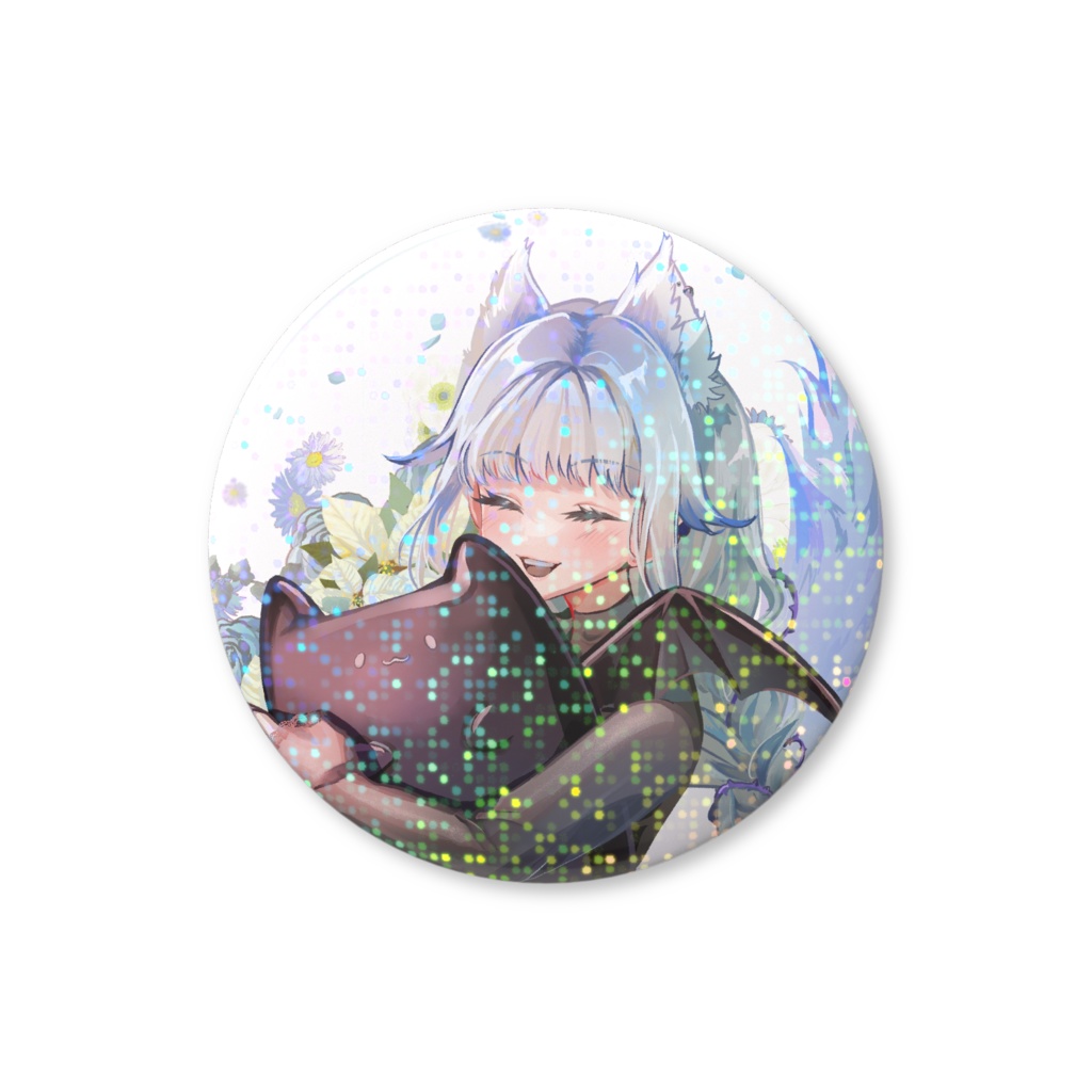 喰髑ヴァン 4周年記念グッズ【ホログラム缶バッチ】