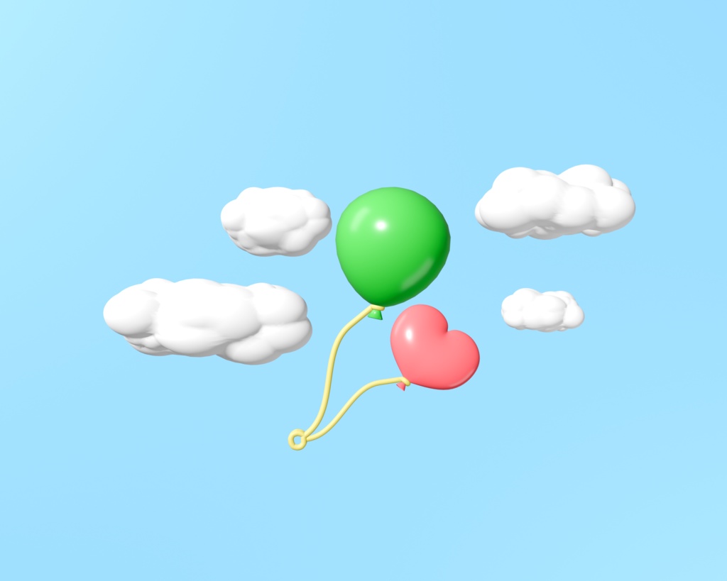 風船（雲）