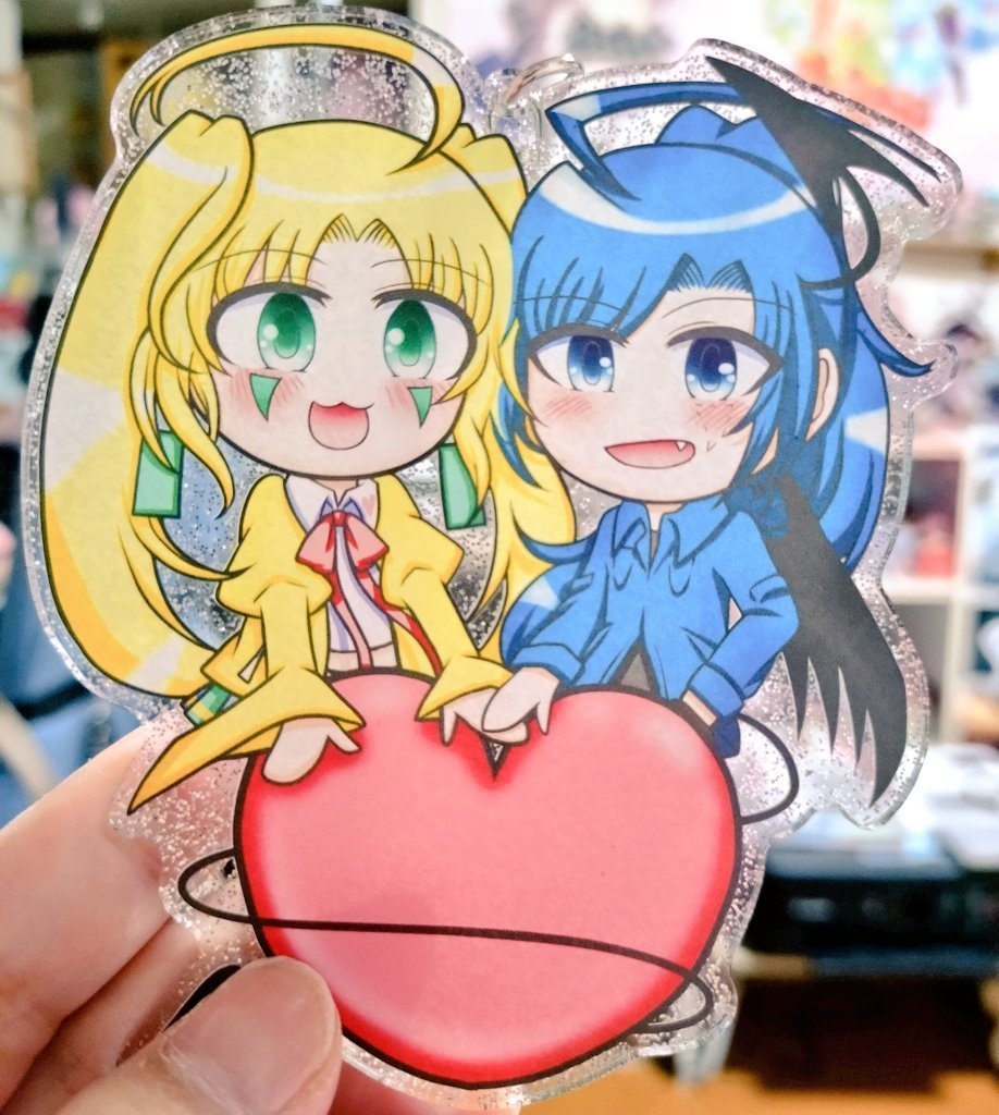 ラメアクリルキーホルダー(聖雨&玲ver)