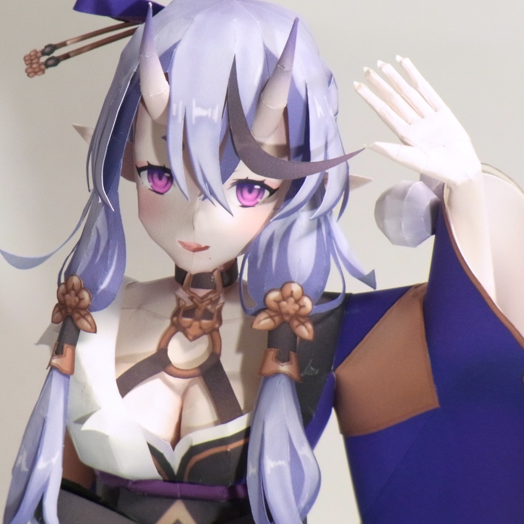 【非公式】ペーパークラフト「竜胆尊」体験版