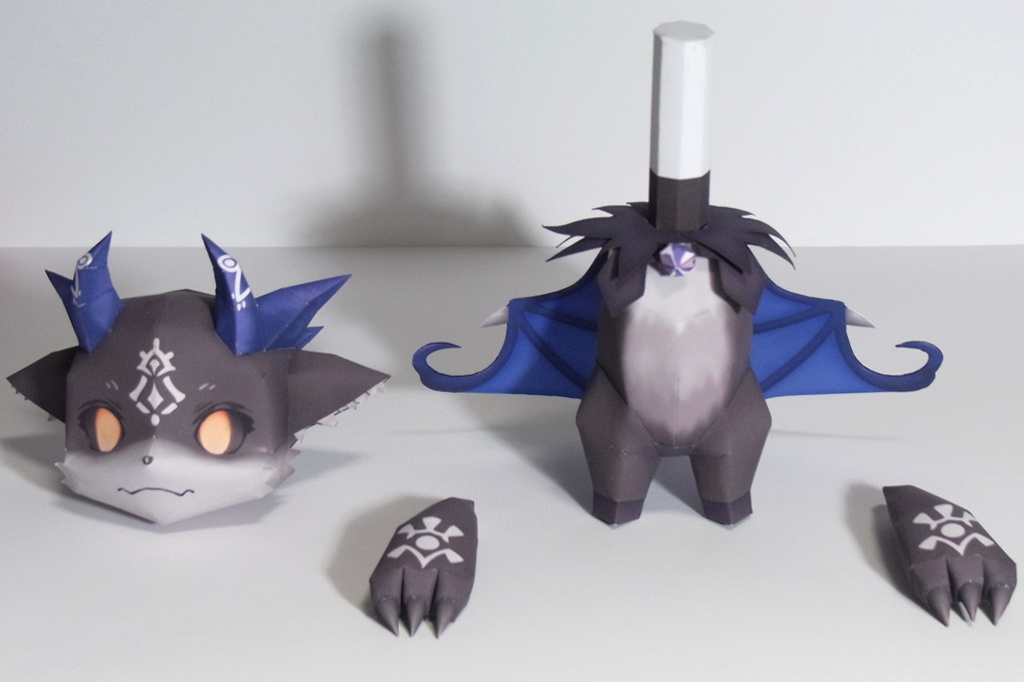 【非公式】ペーパークラフト「でびでび・でびる」