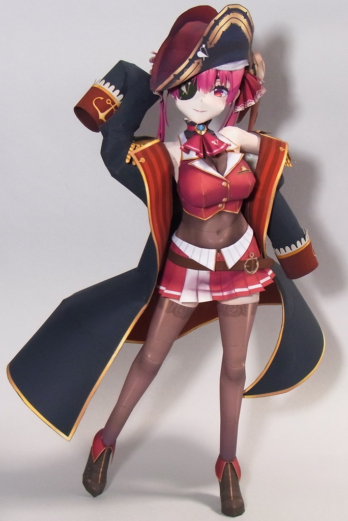 【非公式】ペーパークラフト「宝鐘マリン」体験版