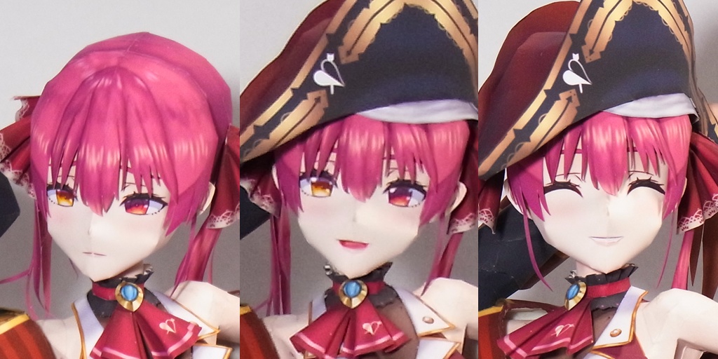 【非公式】ペーパークラフト「宝鐘マリン」