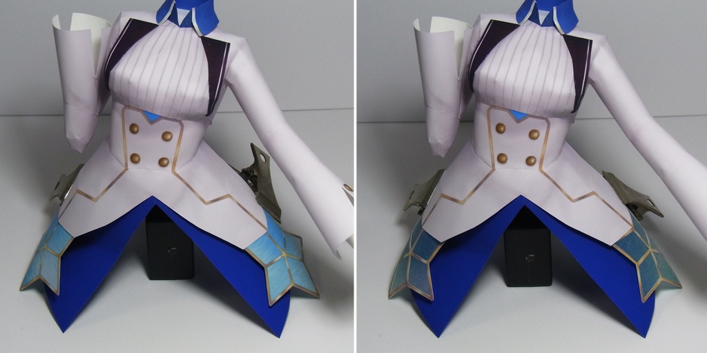 【非公式】ペーパークラフト「リゼ・ヘルエスタ」体験版