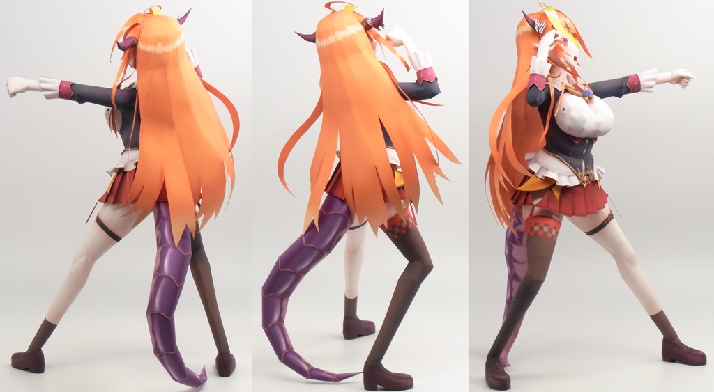 【非公式】ペーパークラフト「桐生ココ」体験版