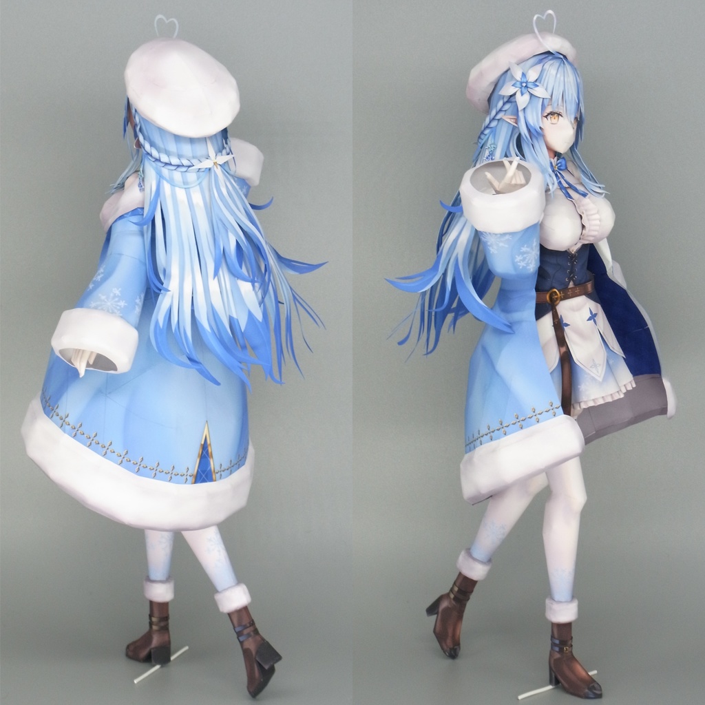 【非公式】ペーパークラフト「雪花ラミィ」