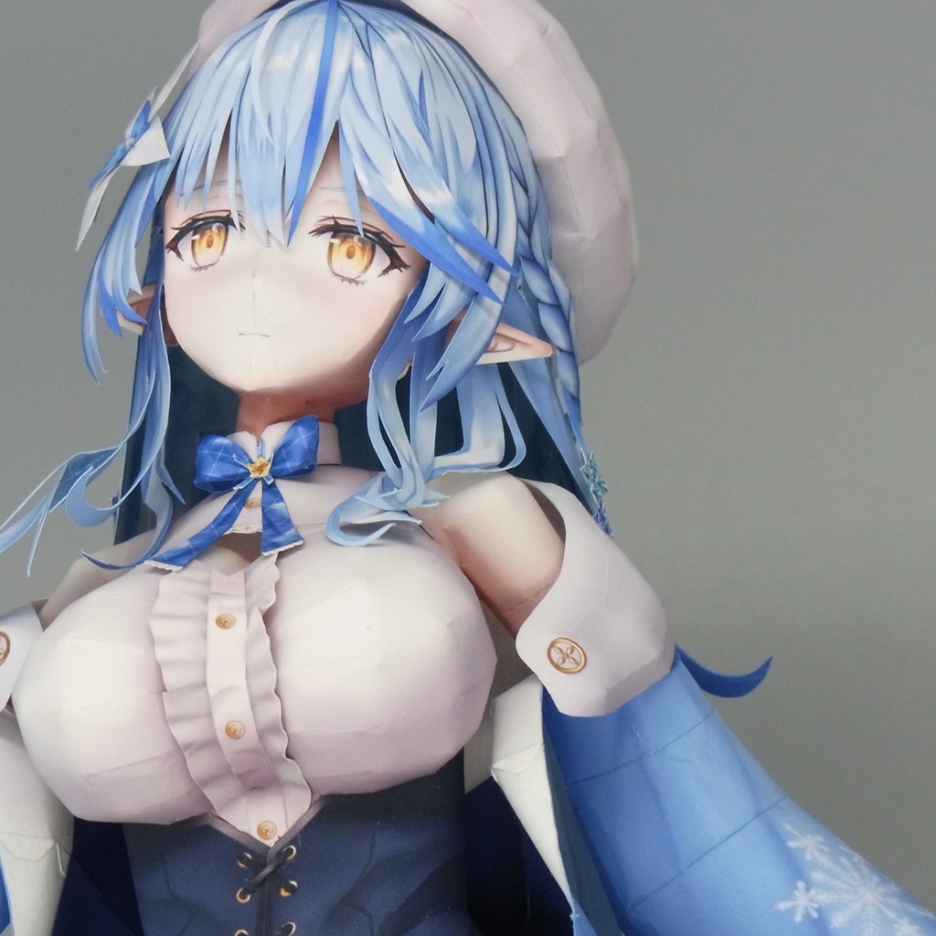 【非公式】ペーパークラフト「雪花ラミィ」
