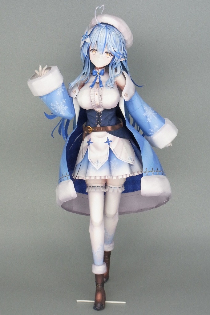 【非公式】ペーパークラフト「雪花ラミィ」