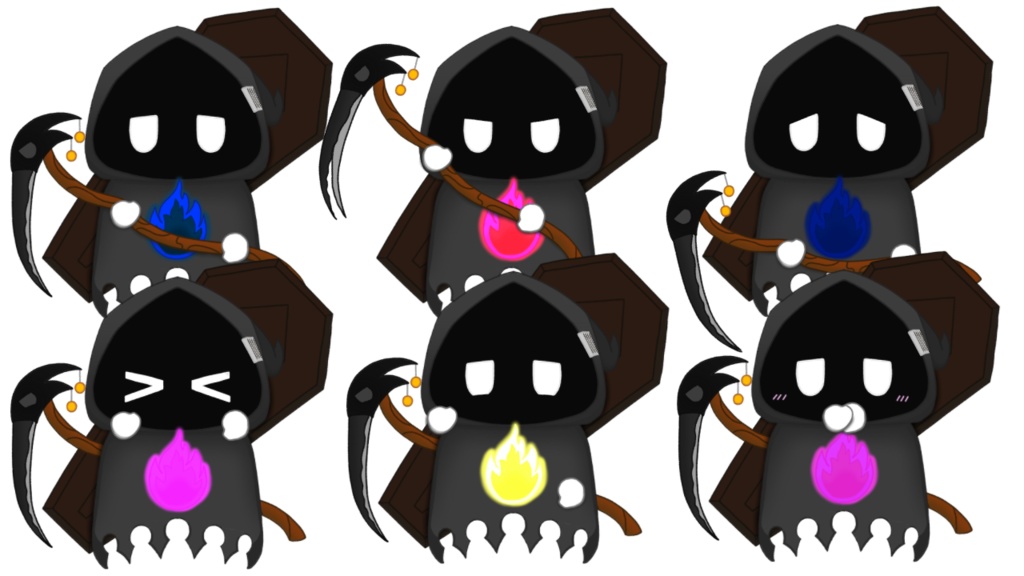 【Live2Dモデル】ちビットグリムリーパー/Chibit Grim Reaper