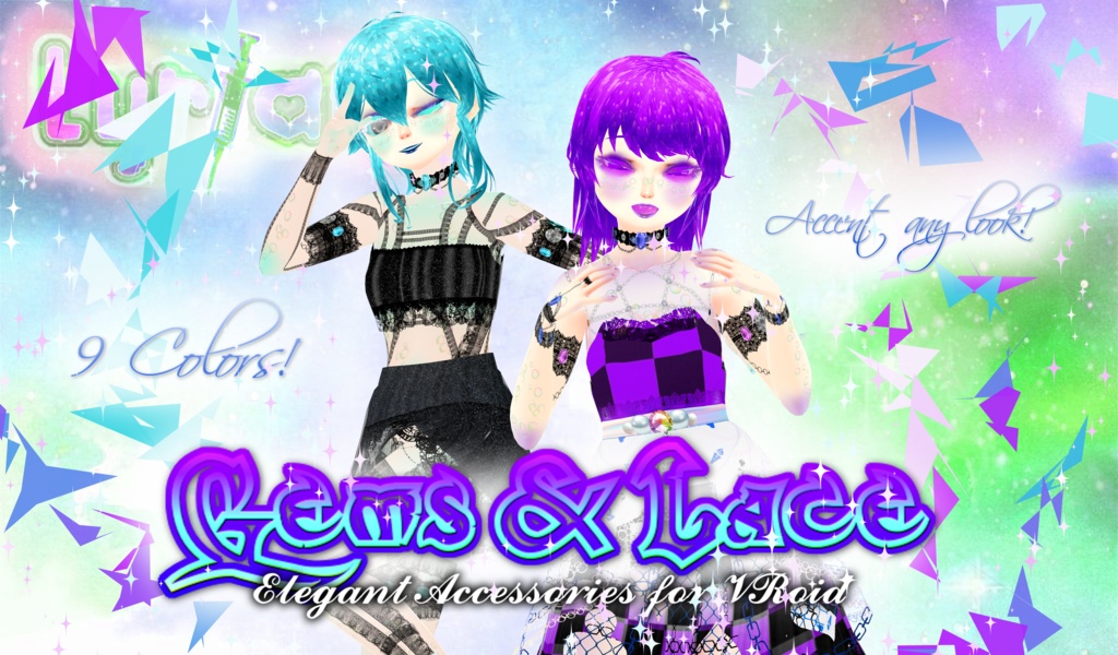 Gems & Lace Accessory Set
