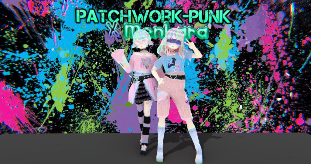 Patchwork-Punk Menhara [Alternative Clothing Sets]