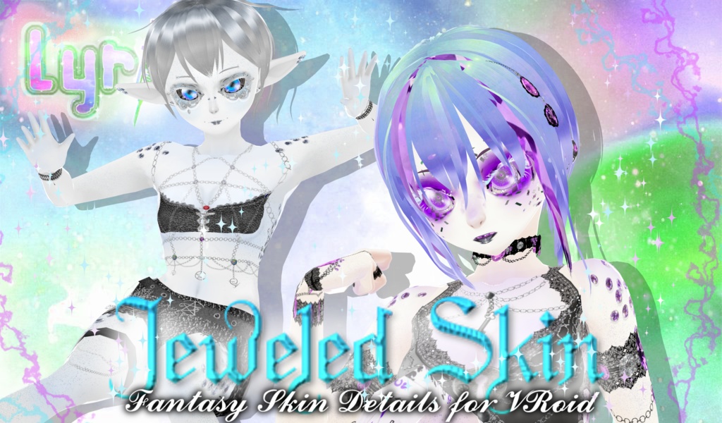 Jeweled Skin [Body Textures for VRoid]