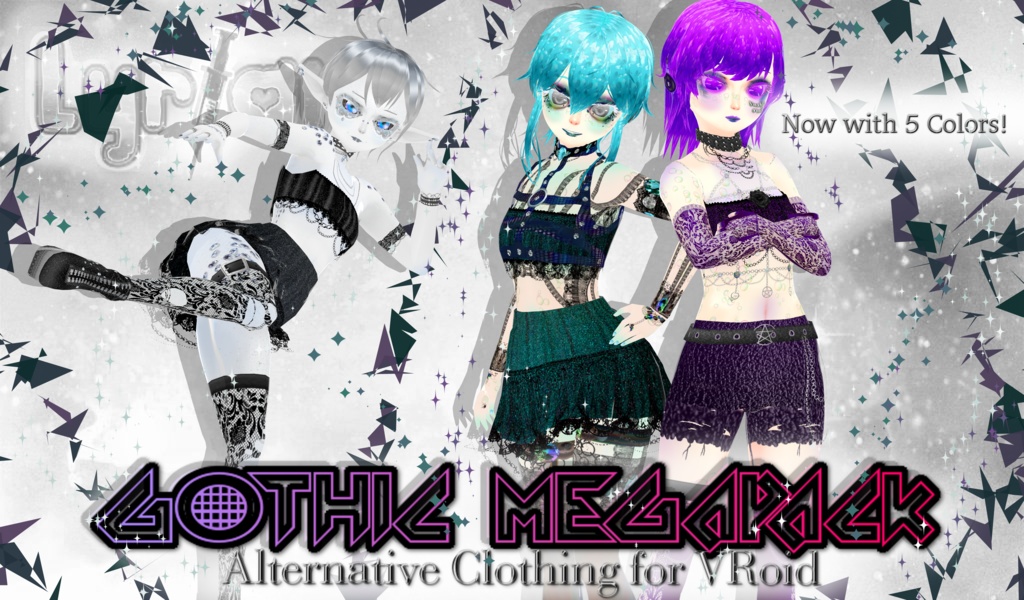 Gothic Attire [Alternative Outfits for VRoid]