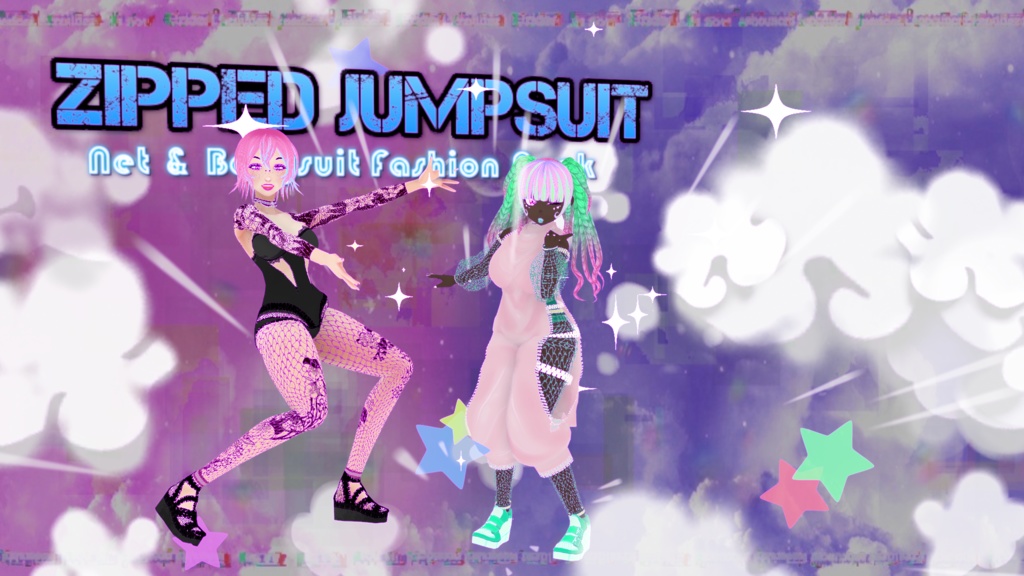 Zipped Jumpsuits [Cozy Outfits for VRoid]