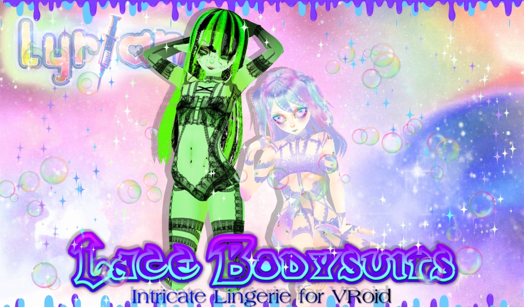 Lace Bodysuits [Elegant Lingerie for VRoid]