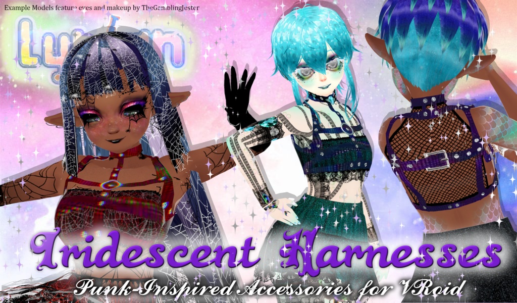 Iridescent Harnesses [Alternative Acessory for VRoid]