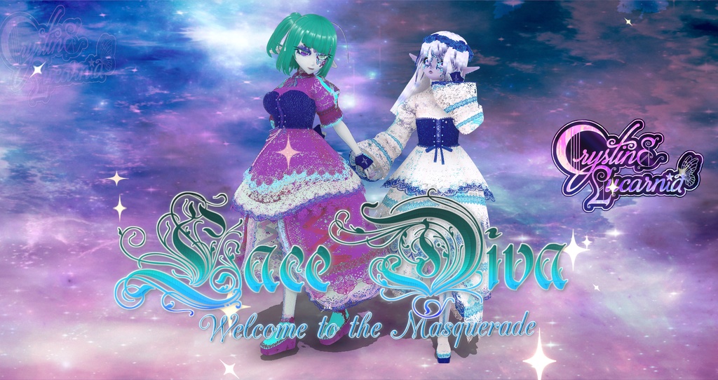 Lace Diva MegaPack- Masquerade Costumes for VRoid