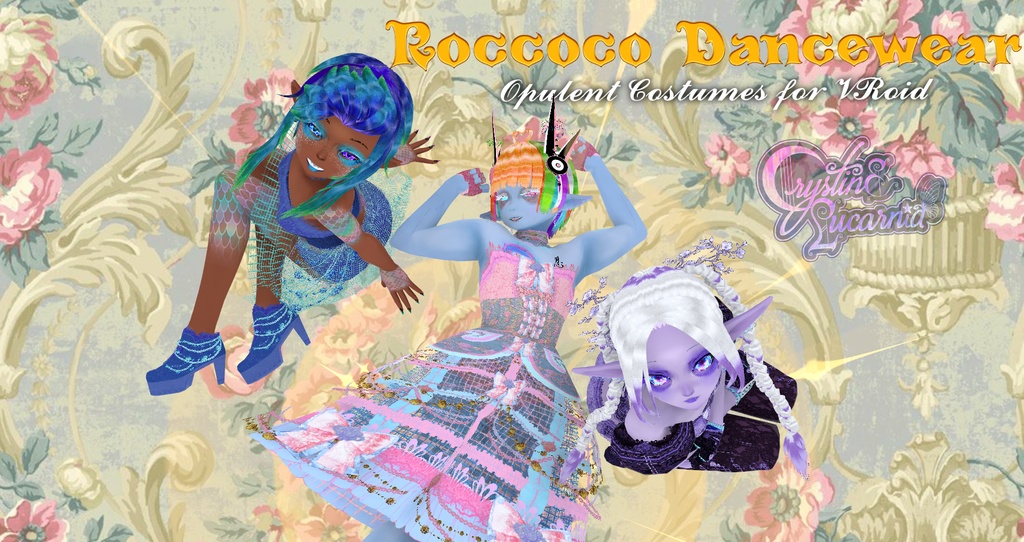 Rococo Dancewear - VRoid Costumes for all Bodies