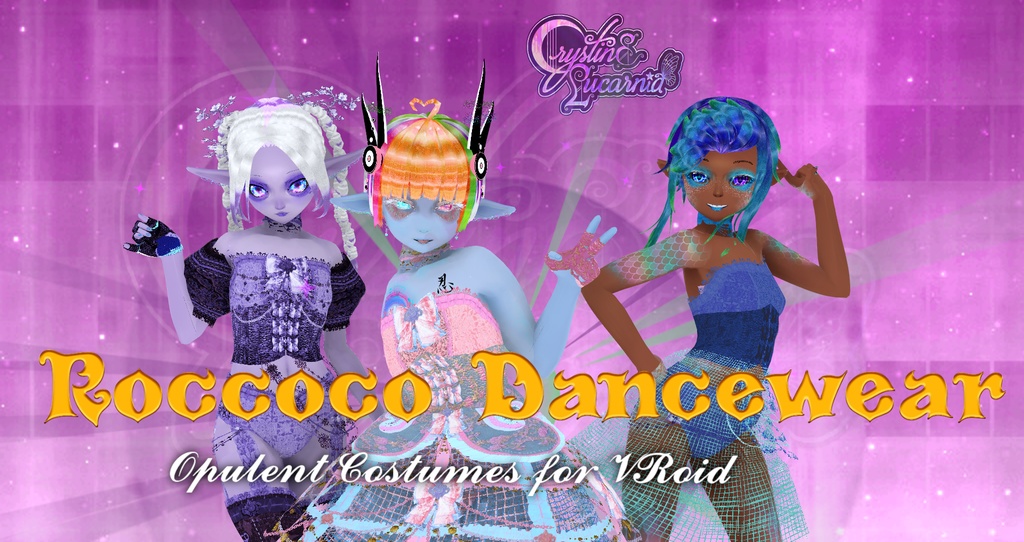 Rococo Dancewear - VRoid Costumes for all Bodies