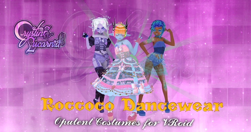Rococo Dancewear - VRoid Costumes for all Bodies