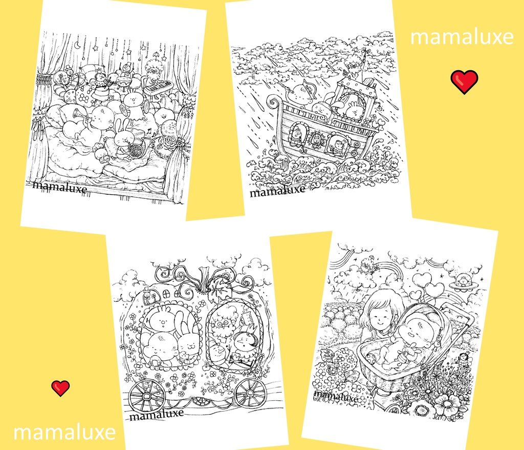 illustrations for mamaluxe children's book 2