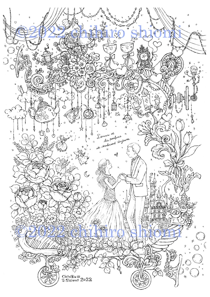 Mariage au jardin des roses（薔薇園の結婚式）
