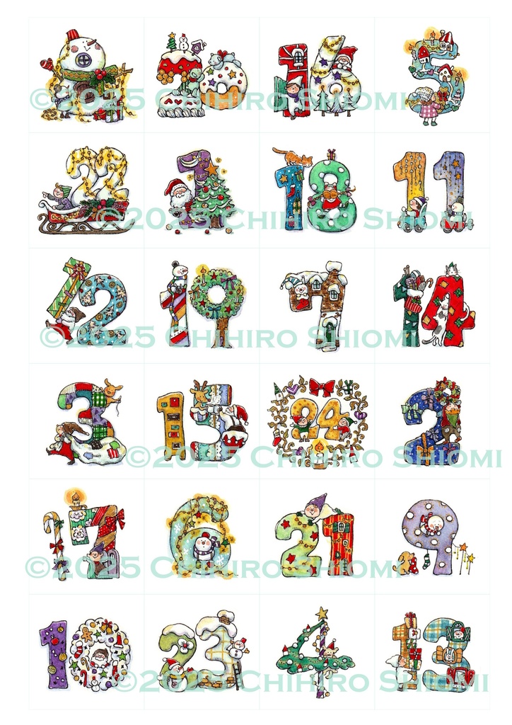 Advent calendar  アドベントカレンダー