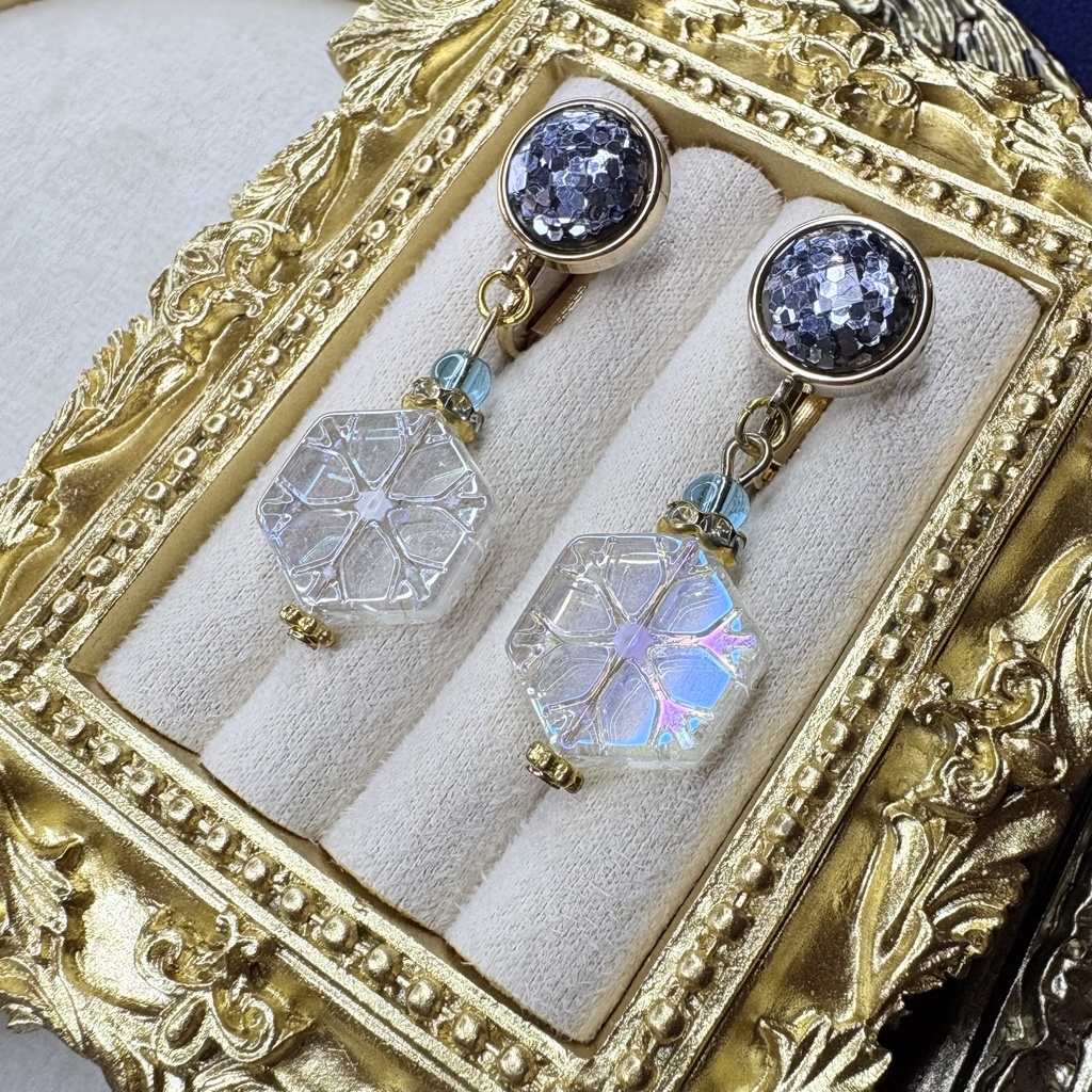 年末年始セット⑤【レイ/イヤリング】恋深と深空イメージ