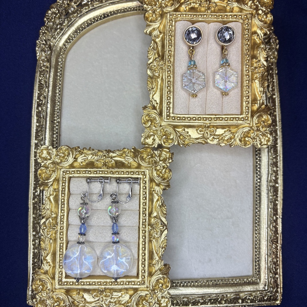 年末年始セット⑤【レイ/イヤリング】恋深と深空イメージ