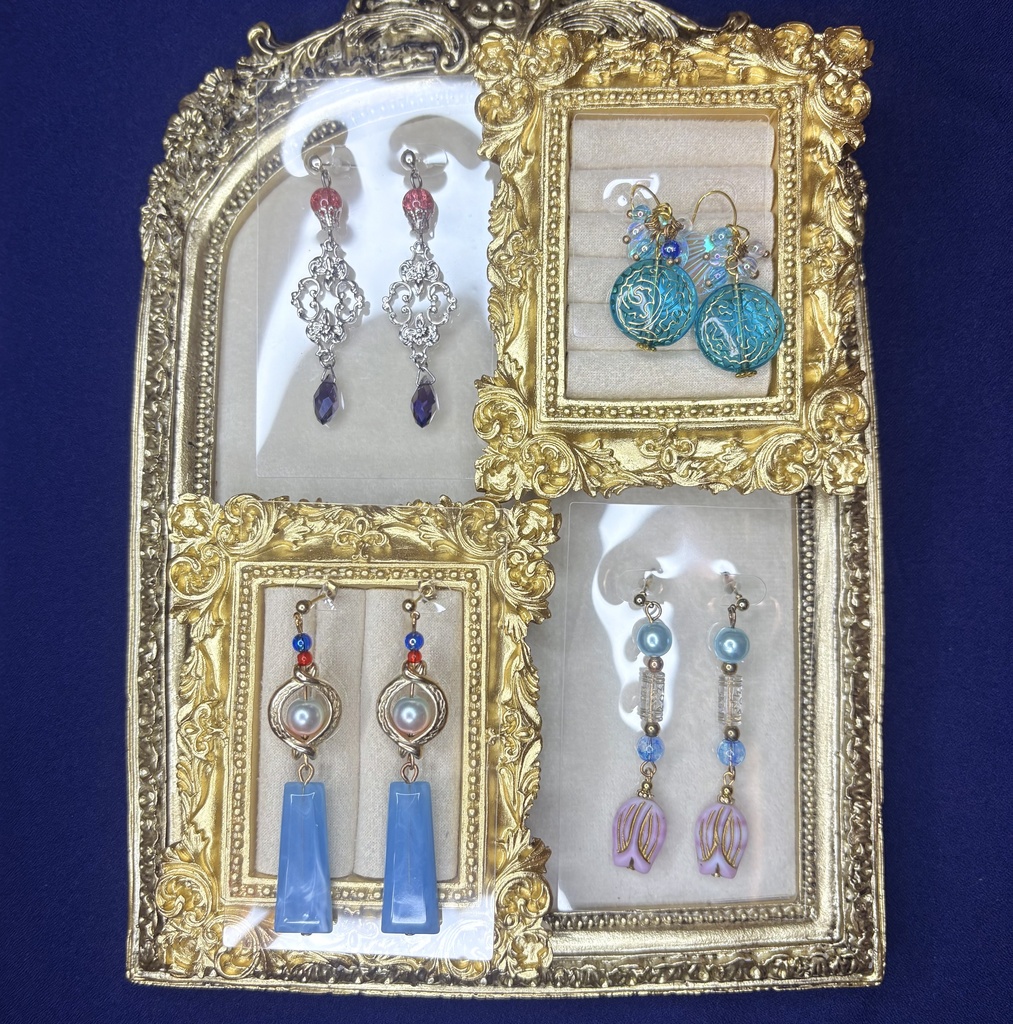 年末年始セット⑧【ホムラ/ピアス】恋深と深空イメージ