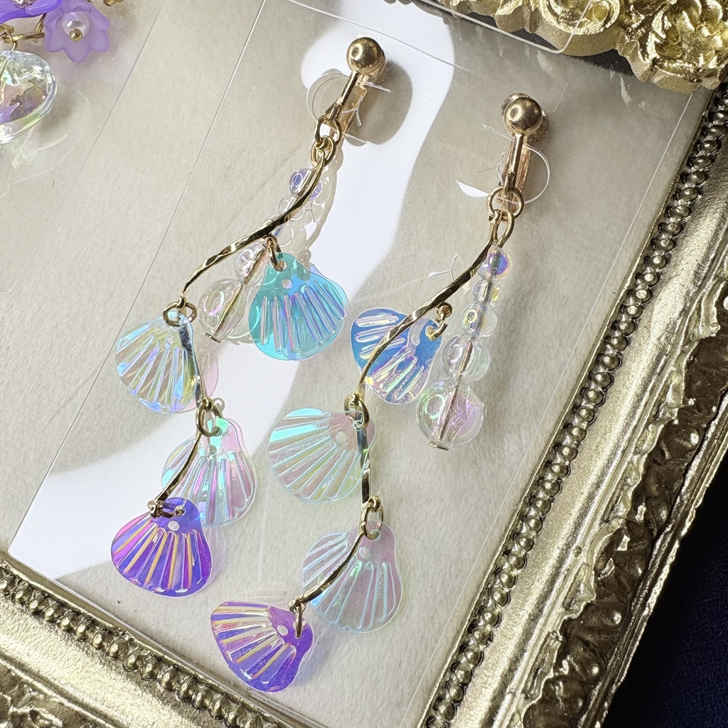 年末年始セット⑨【ホムラ/イヤリング】恋深と深空イメージ