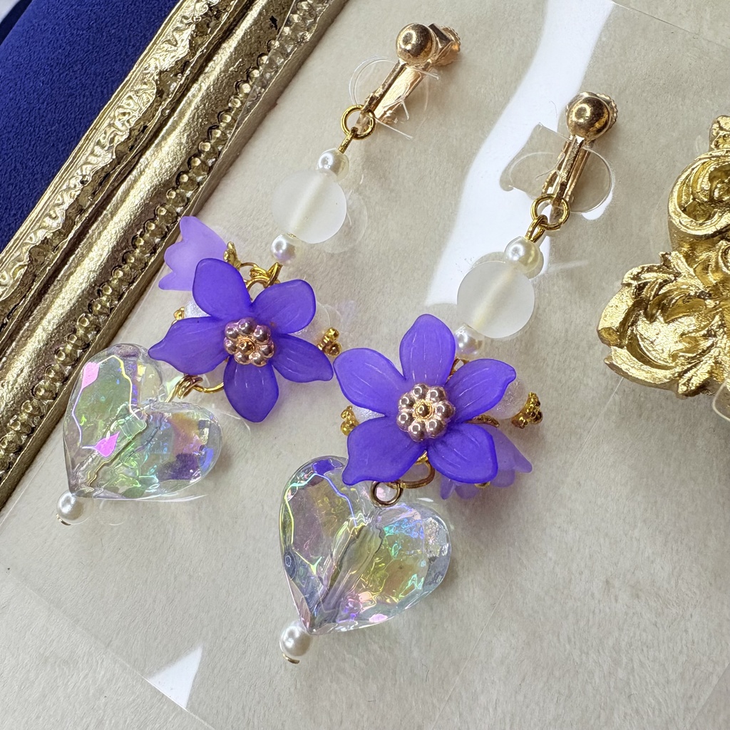 年末年始セット⑨【ホムラ/イヤリング】恋深と深空イメージ