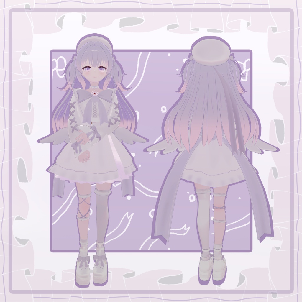 オリジナル 3Dモデル【エオスリア - Eoslia -】-Ouranos Avatars