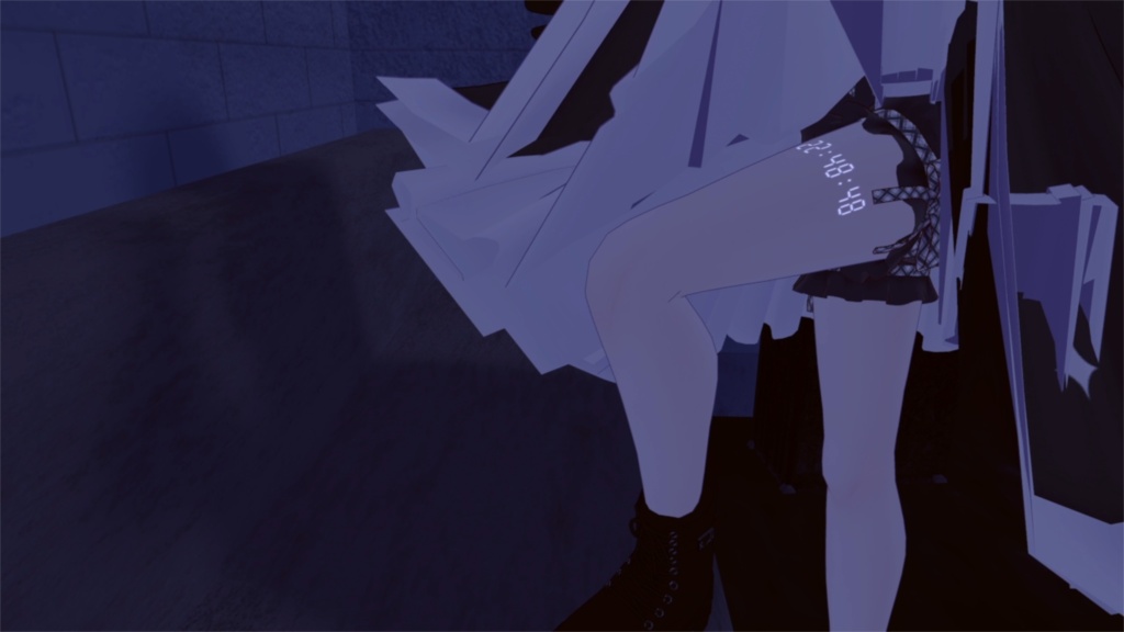 【VRChatアバター向けギミック】LegWatch【追加マテリアル第一弾導入!】