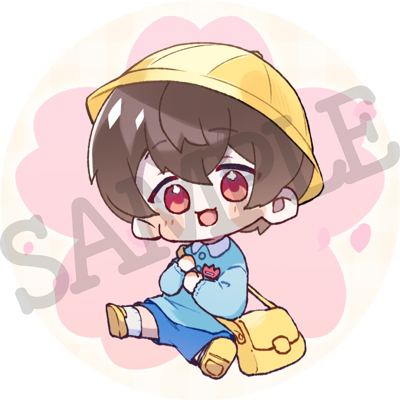 【缶バッジ2種:さくらあっくん♡】