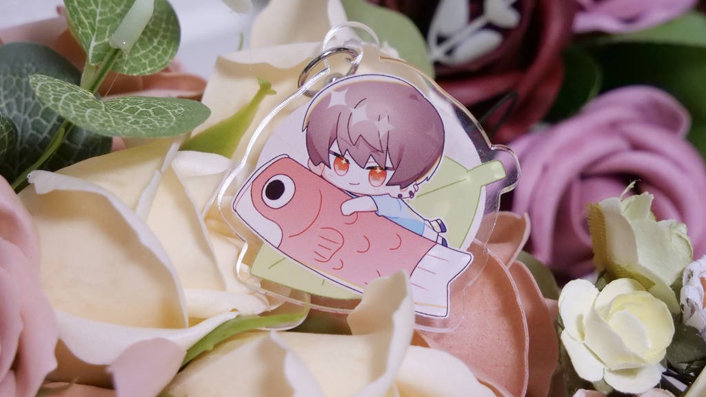 【アクリルキーホルダー2種:こどもあっくん♡】