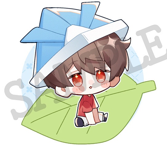 【アクリルキーホルダー2種：こどもあっくん♡】