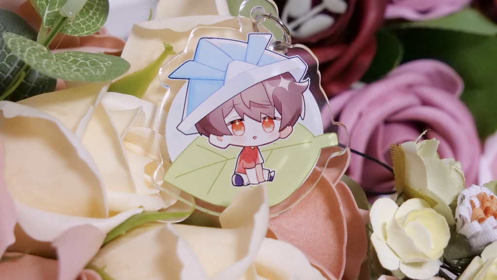 【アクリルキーホルダー2種:こどもあっくん♡】