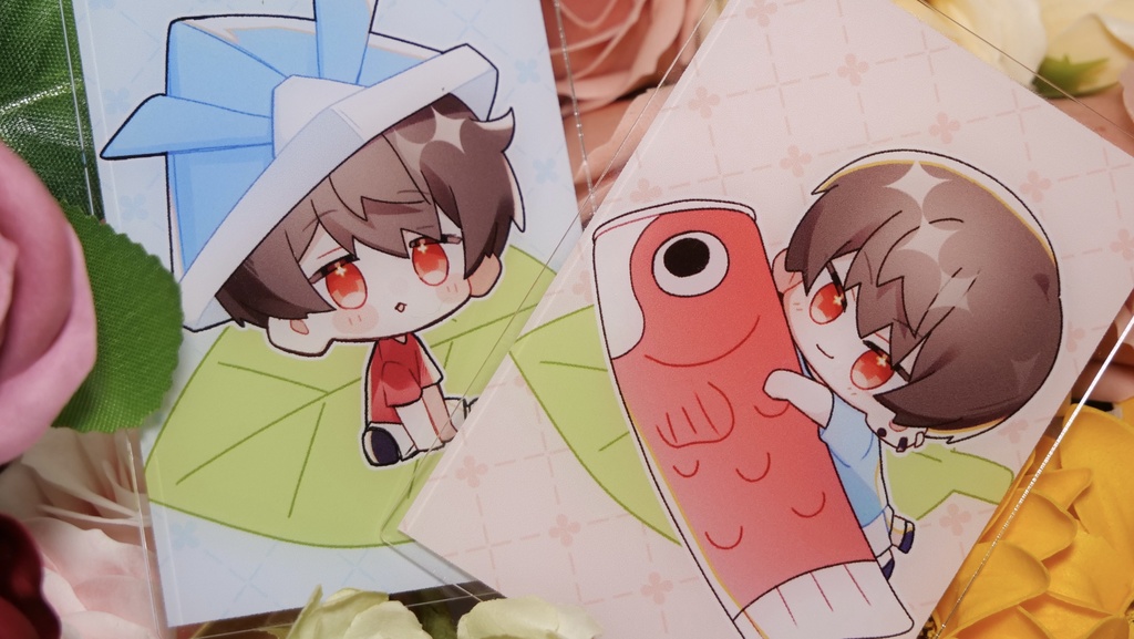 【限定アクリルカード2種:こどもあっくん♡】