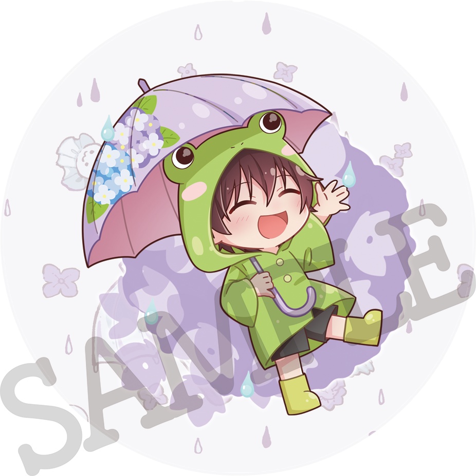 【完売🎉缶バッジ2種：2025限定梅雨あっくん♡】